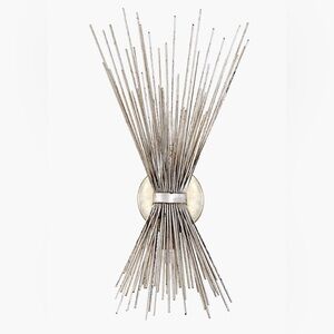 Visual Comfort & Co-Kelly Wearstler Small Strada Sconce -Brushed Silver